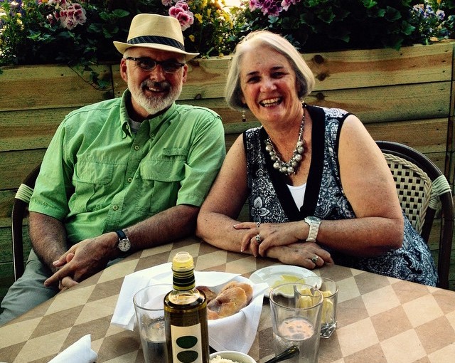 A wonderful meal in little Italy in Chicago. Rosebud Italian restaurant. Got a free dessert for our 40th. Sweet !