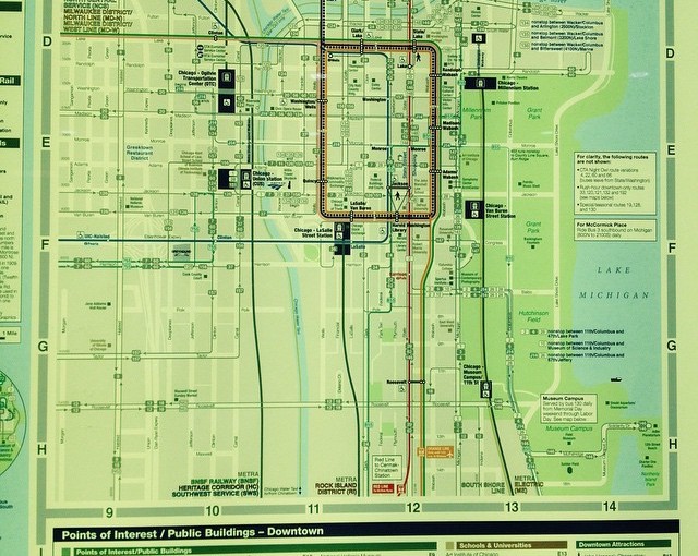 Chicago feels much like NYC. We made it to our airbnb on the Blue line.