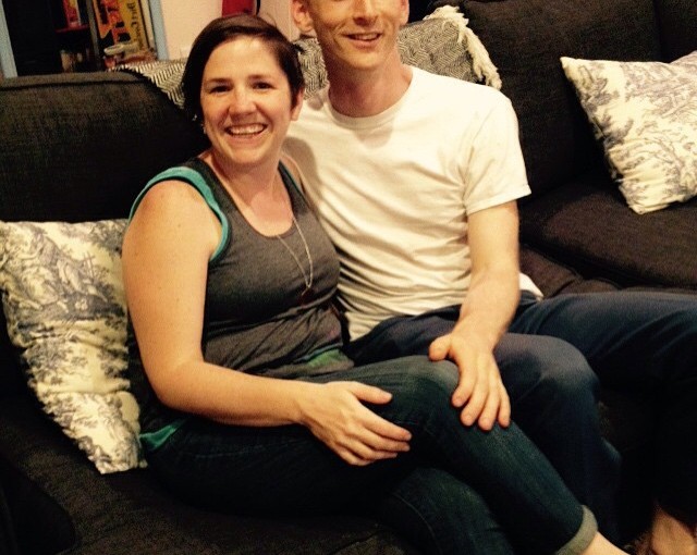 Our Chicago Airbnb hosts, Erin & Alex.