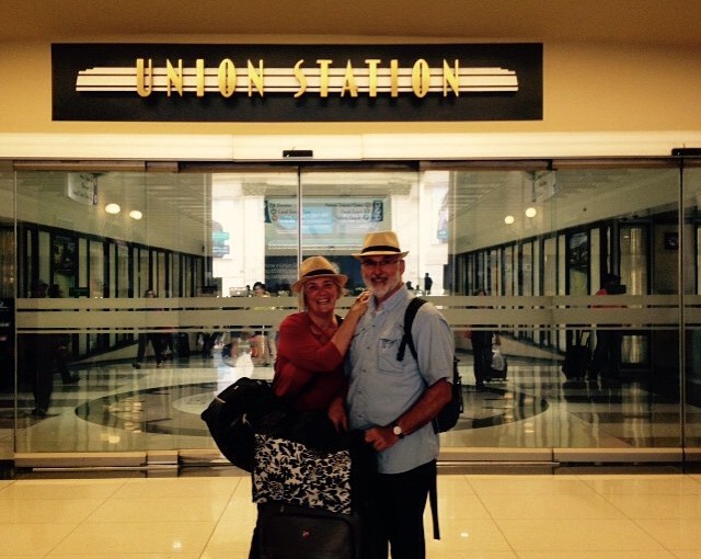 Union station in Chicago to take the Zephyr to CA.