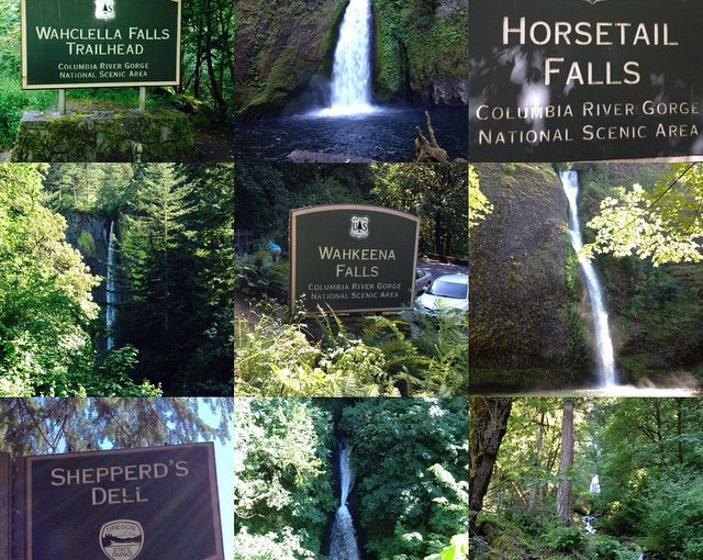 A day of waterfall hikes and sights in Columbia River Gorge.