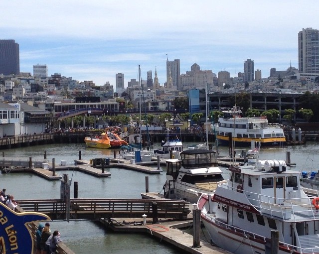 A view of SF from Pier 39.