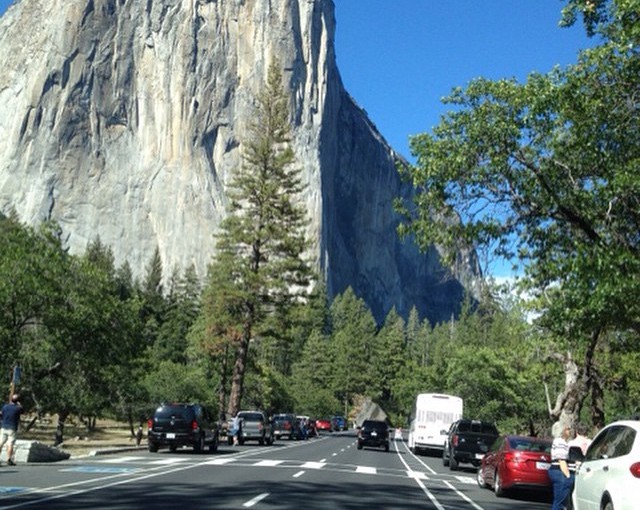 El Capitan rises 3,604 feet from the Bally floor. One of the worlds largest granite monoliths.