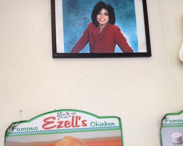 Even Oprah loved Ezell’s fried chicken. They had her signed photo on the wall.