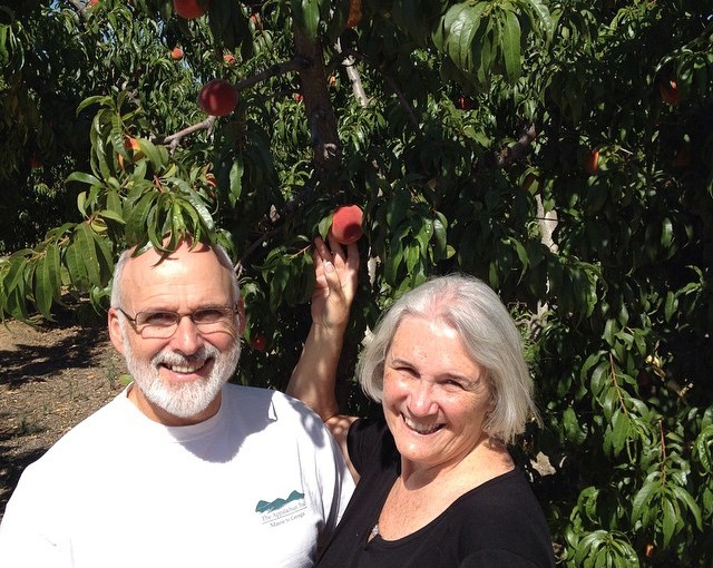 Peaches, and yes we had to buy some for the road.