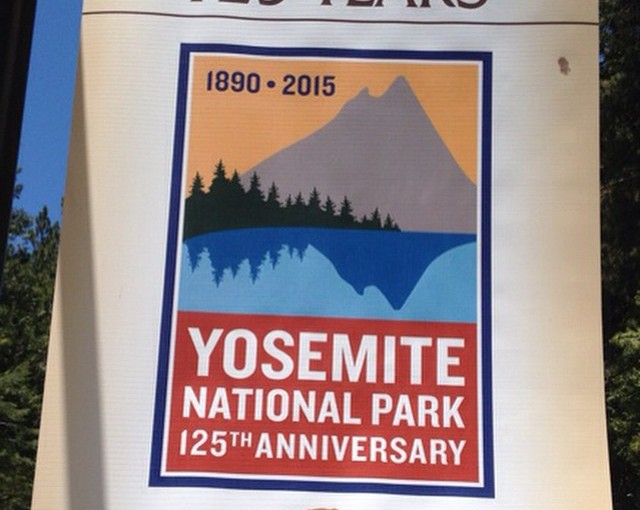 The entrance to Yosemite. Great time to visit.