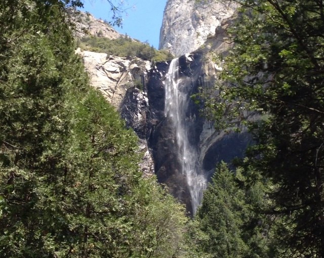 We stopped to hike to Bridalveil Falls.