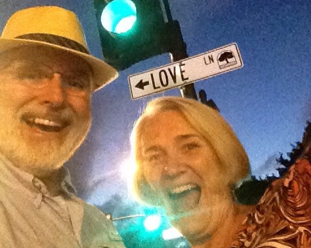 We thought this pic fits our trip. Love Lane and green for Go. What a great ending to a wonderful day.